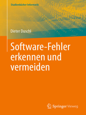 cover image of Software-Fehler erkennen und vermeiden